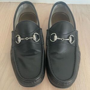 Gucci horsebit loafers men’s size 9 black